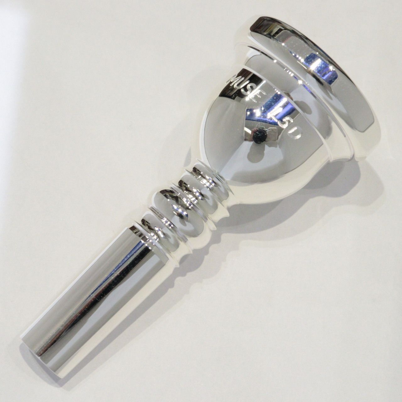 【新品 / 現物画像】willie's MUSE L5 D SP トロンボーン/ユーフォニアム用マウスピース 太管用 ラージシャンク 銀メッキ仕上げ