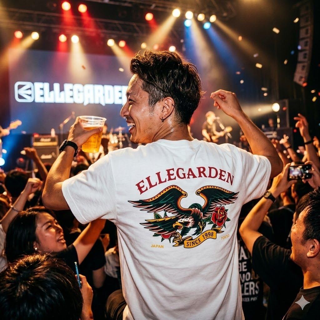 ELLEGARDEN エルレガーデン エルレ ROCK IN JAPAN 2024 グッズ EAGLE T