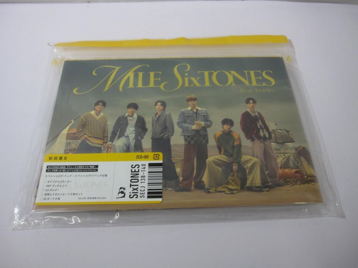 未開封 SixTONES CD MILESixTONES -Best Tracks- 初回盤B 2CD+BD-正規 