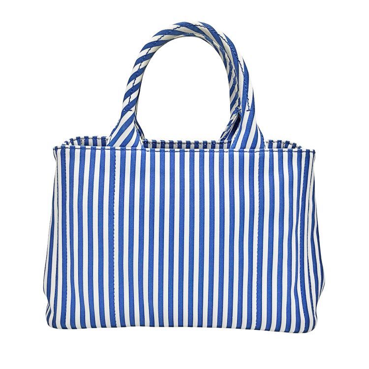 プラダカナバSサイズ2 WAYキャンバスブルー プラダ PRADA カナパ 