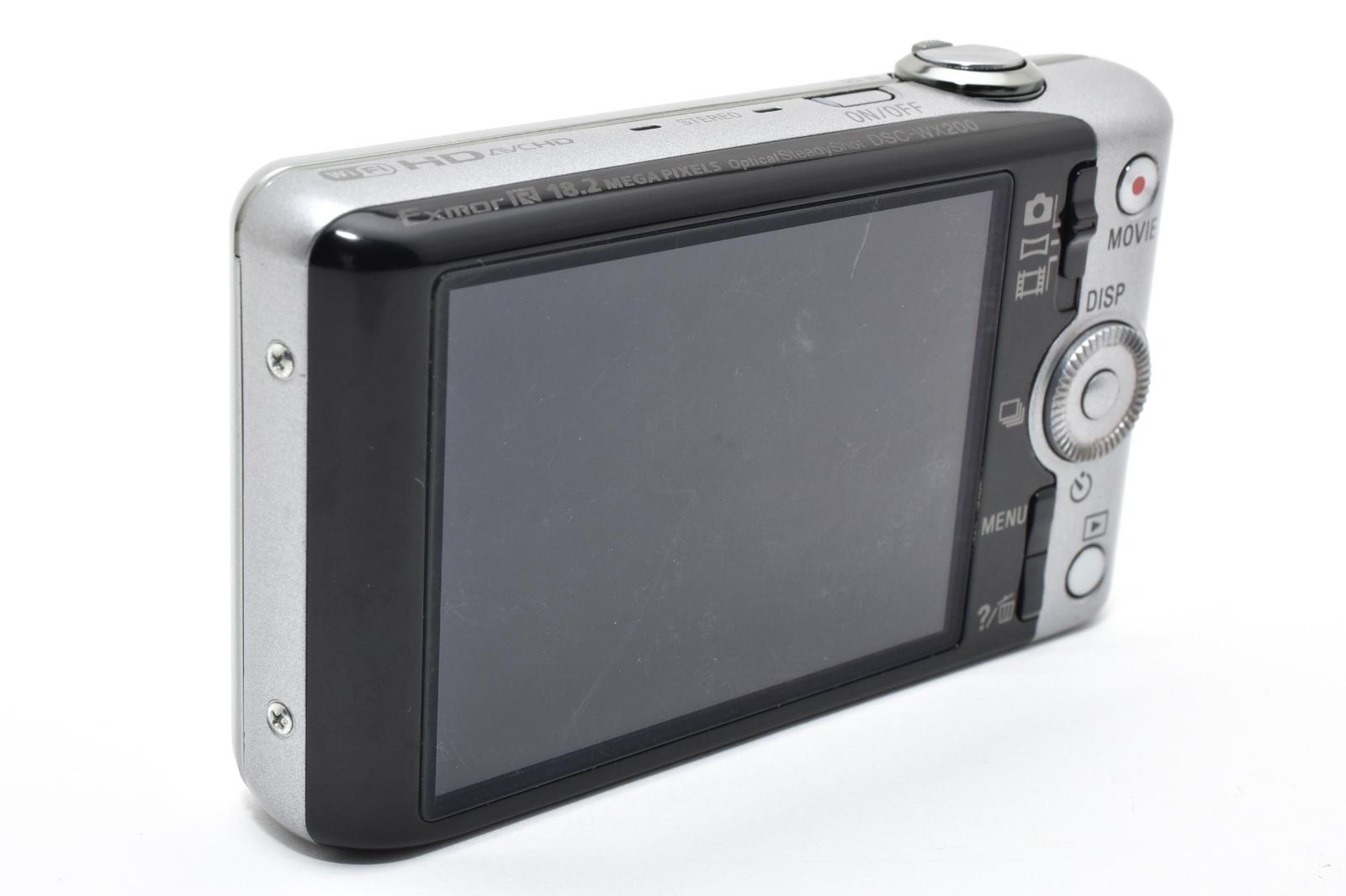 完動品】SONY Cyber-Shot DSC-WX200 シルバー Wi-Fi搭載でスマホ転送OK