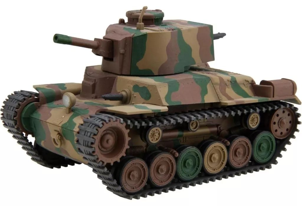 [Used] Plastic Model Chibi Maru Type 97 Medium Tank Chiha New Turret/ Late Platform Special Specification (with etched parts) “Chibi Maru Military Series No. 4 EX-2” [763439]