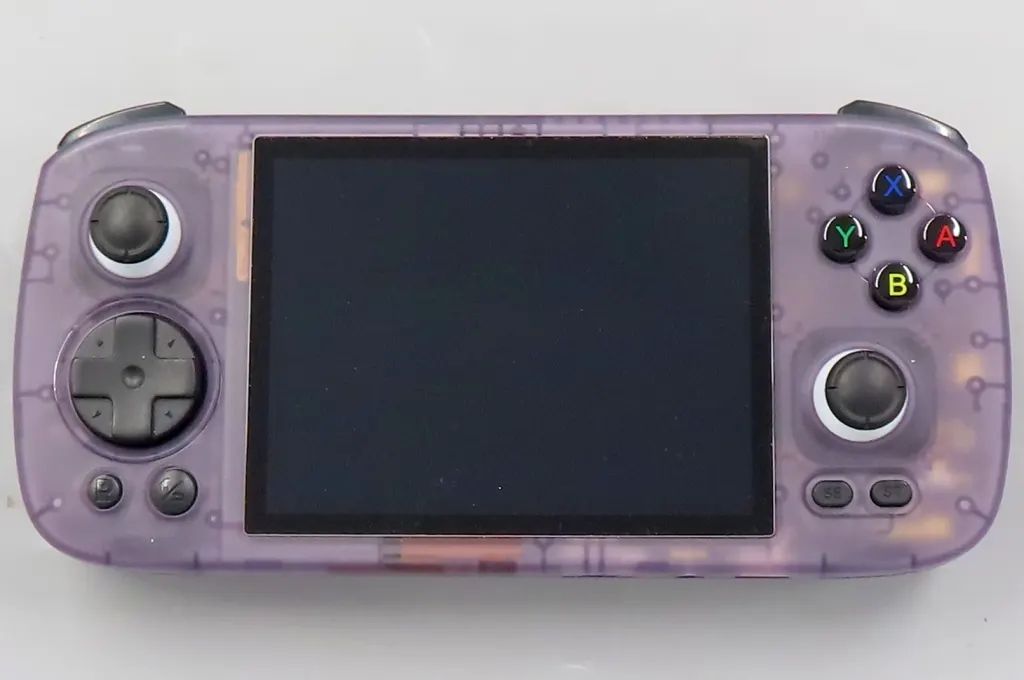 テレビゲーム 【】その他ハード ANBERNIC RG406H(クリアパープル)