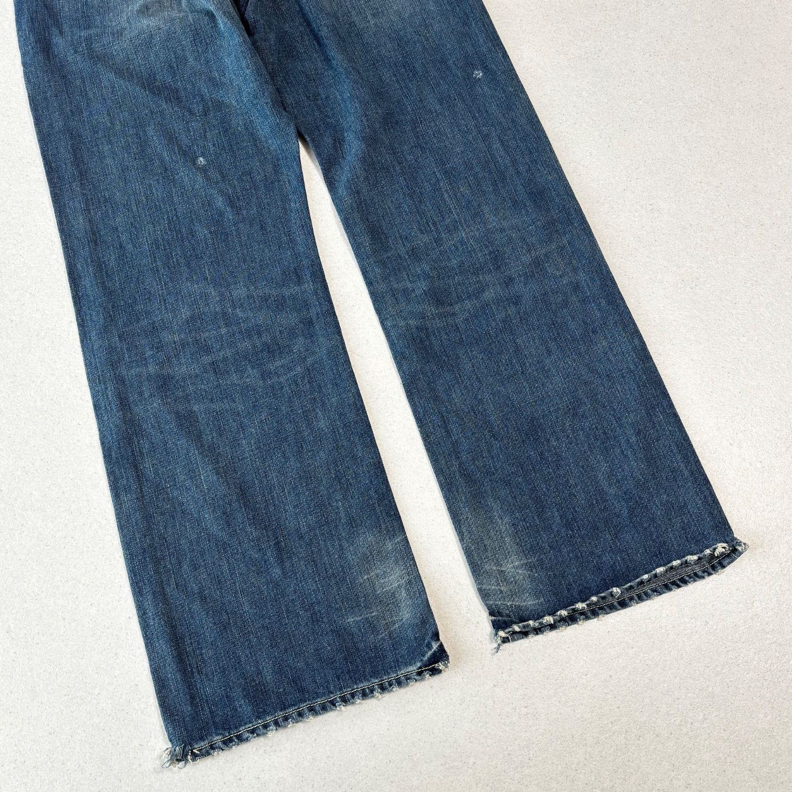 タグ付き 未使用品 Abercrombie & Fitch ストレートデニム ダメージ 