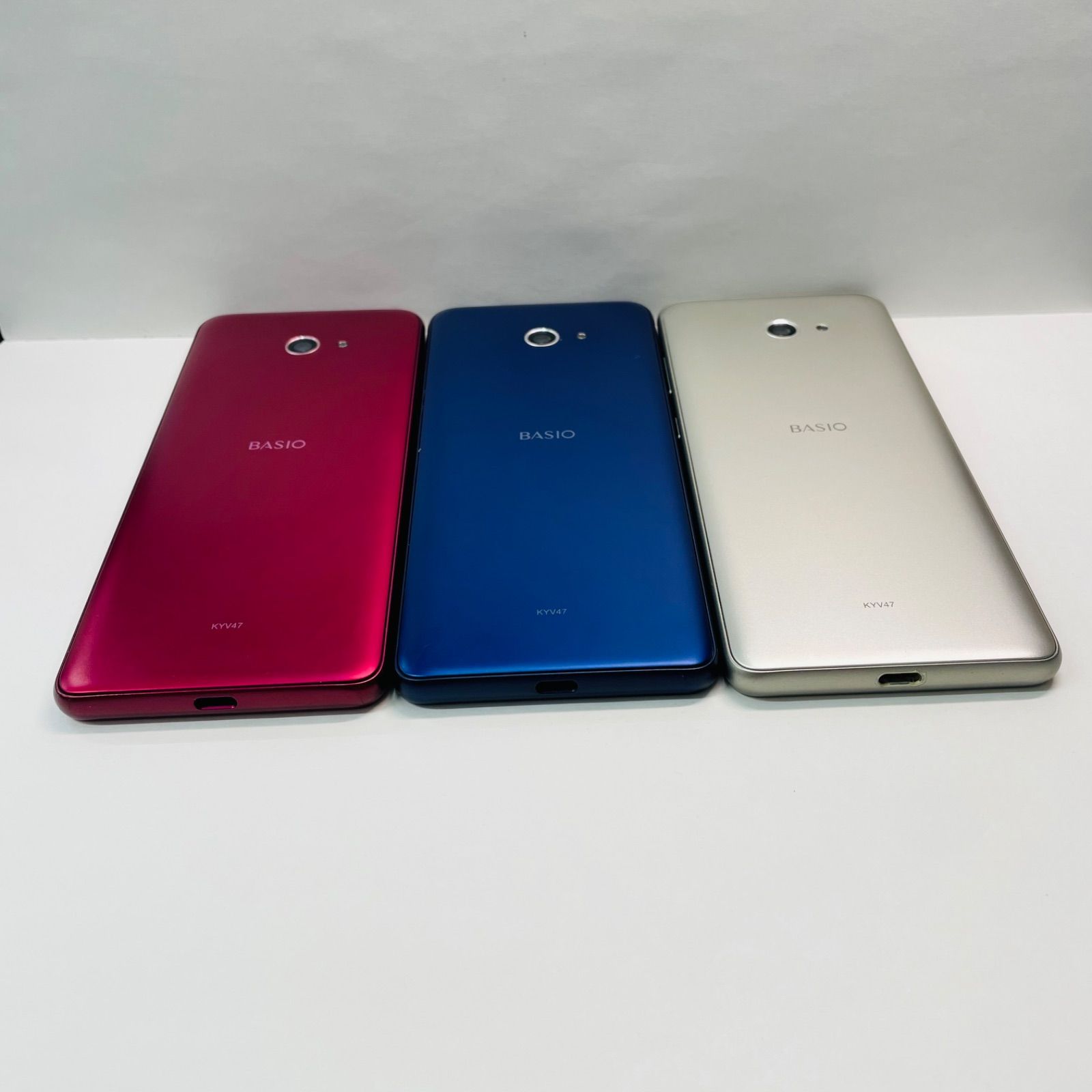 京セラ BASIO4 KYV47 SIMフリー 3台セット【中古】- メルカリ