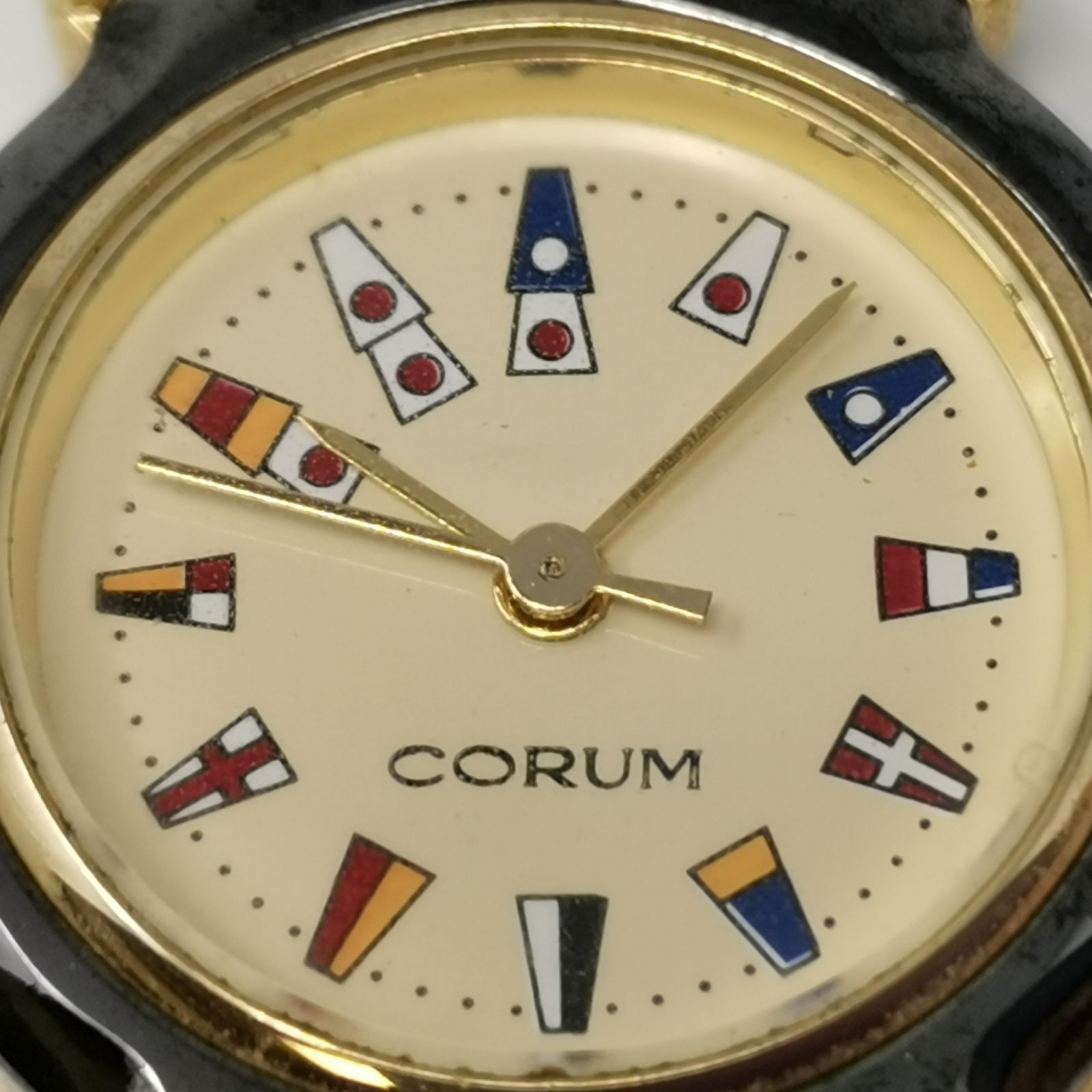 CORUM コルム アドミラルズカップ レディース腕時計 クォーツ 電池切れ