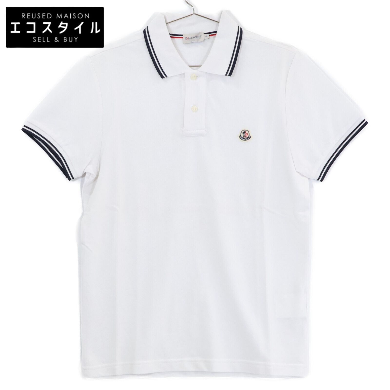 美品！モンクレール MAGLIA POLO ポロシャツ サイズXL メンズ MONCLER（モンクレール） ポロシャツ MAGLIA POLO MANICA C メンズ