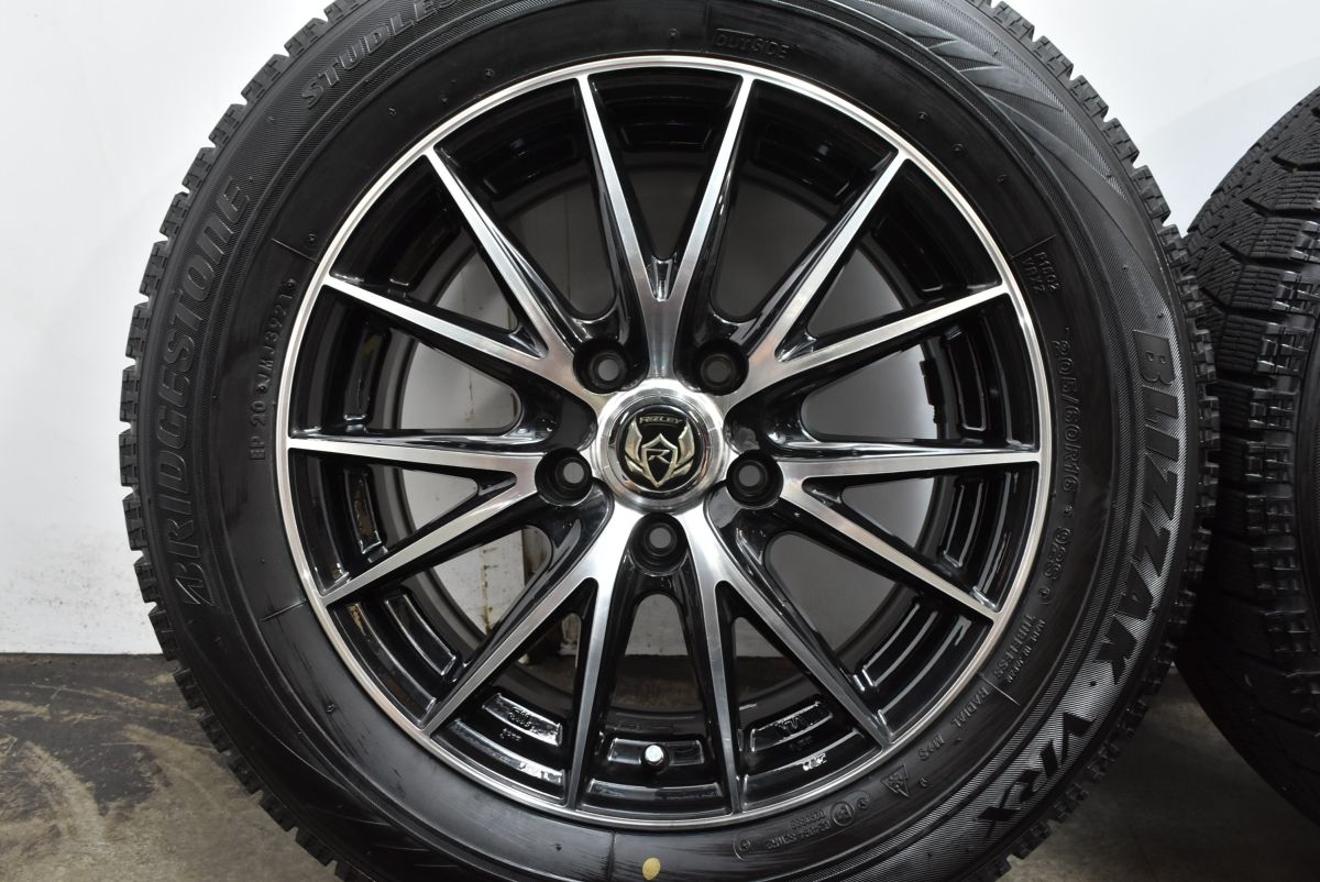 美品 バリ溝】Weds ライツレー 16in 6.5J +40 PCD114.3 ブリヂストン