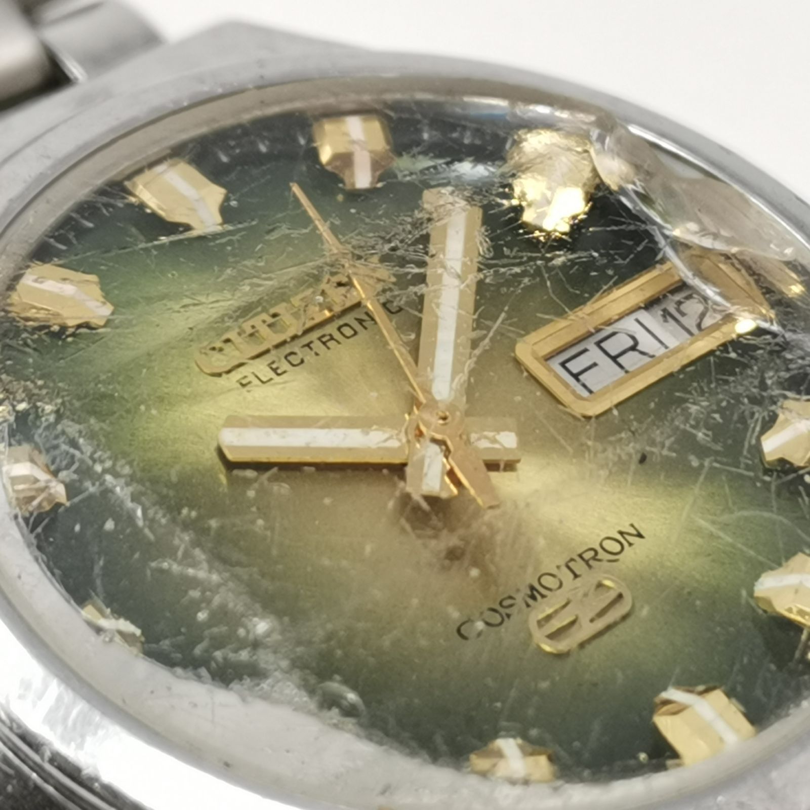 シチズン コスモトロン CITIZEN COSMOTRON ヴィンテージ 電子テンプ式 