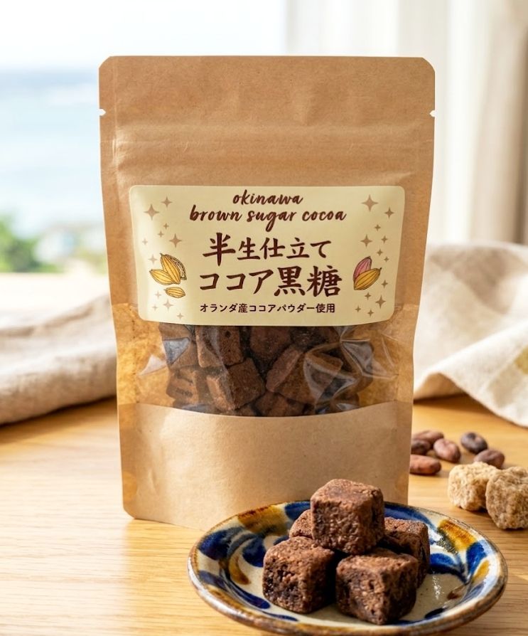 半生仕立て ココア黒糖 70g×4袋 沖縄土産 - メルカリ