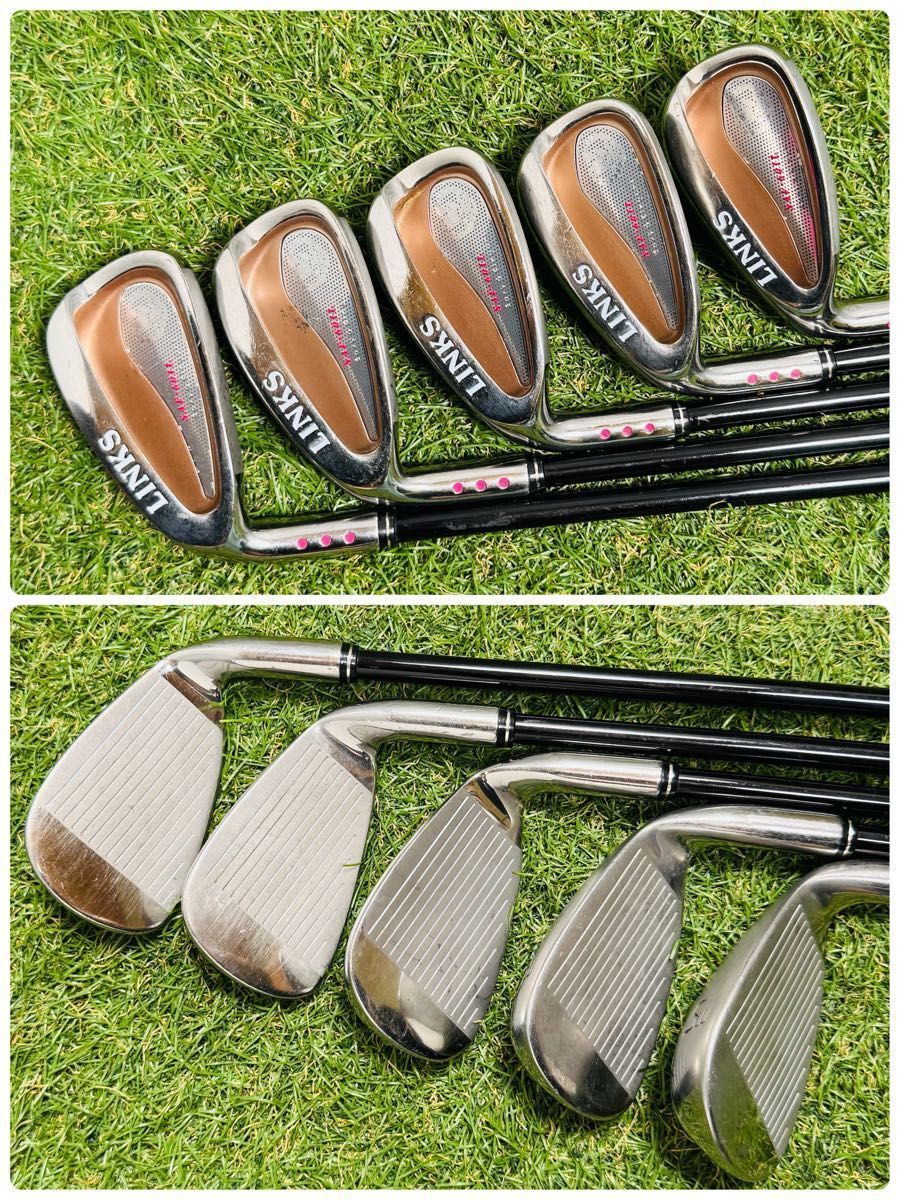 バック新品 レフティ】初心者推奨 リンクス レディースゴルフセット 9