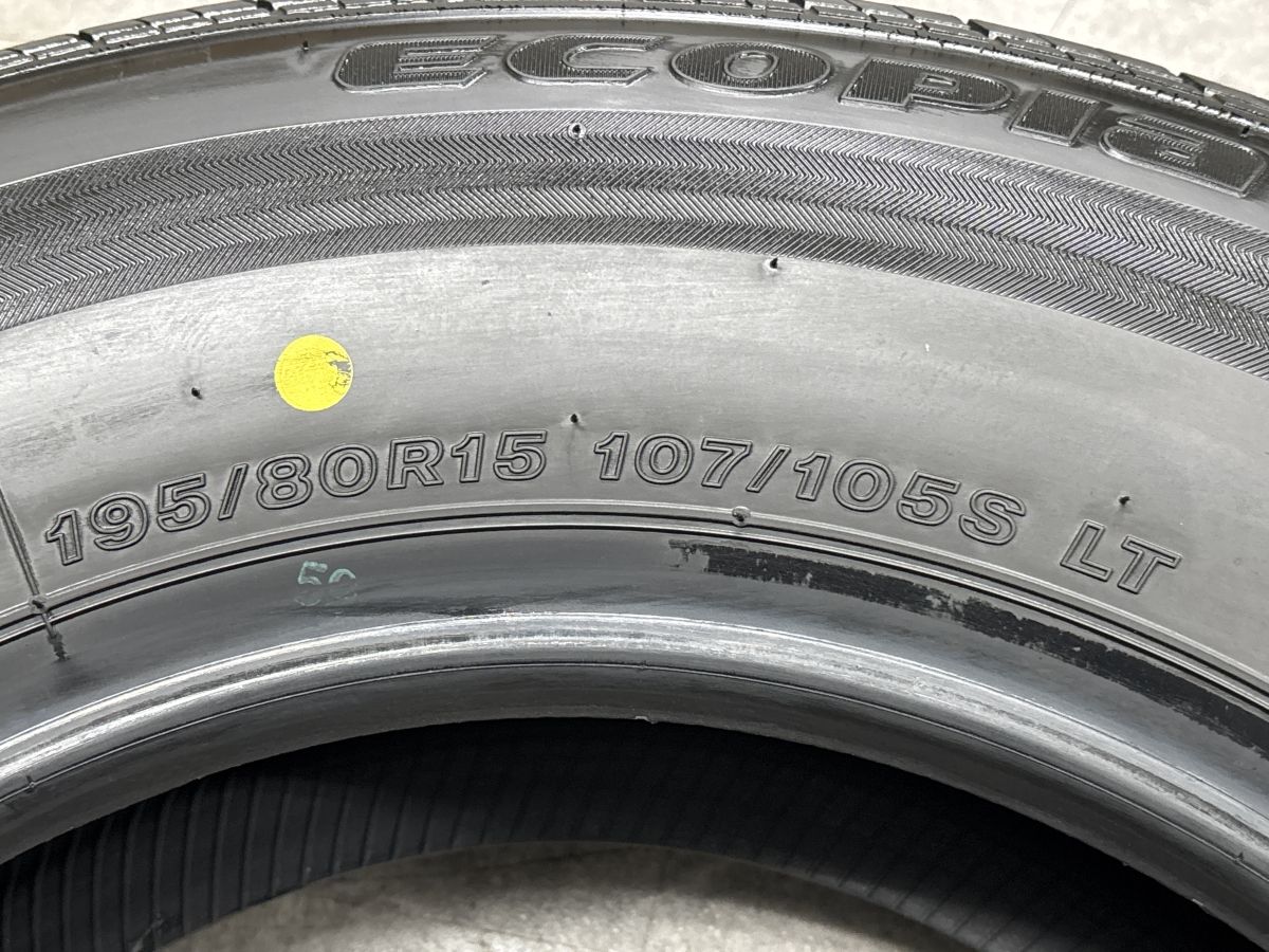 新車外し BS RD-613 195/80R15 107/105L LT 15インチ 夏タイヤ 4本