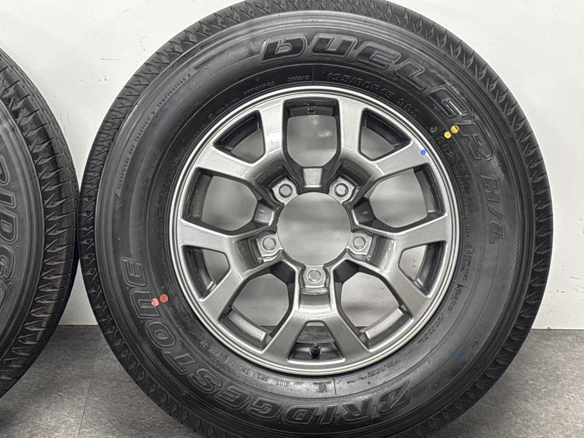 ほぼ新車外し バリ溝】スズキ JC74 ジムニーノマド 純正 15in 5.5J +5 