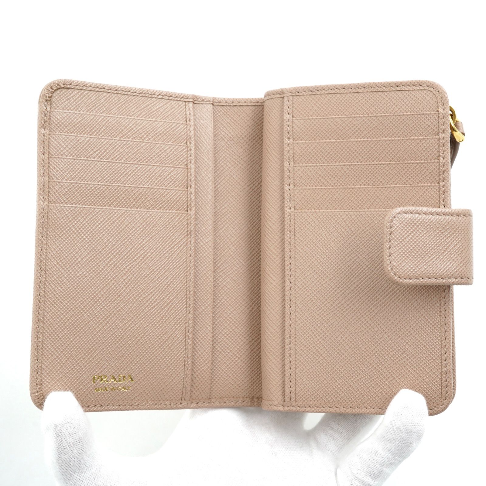 ✨Sランク・箱.保証書.ショップカード付き✨ PRADA ミニ財布