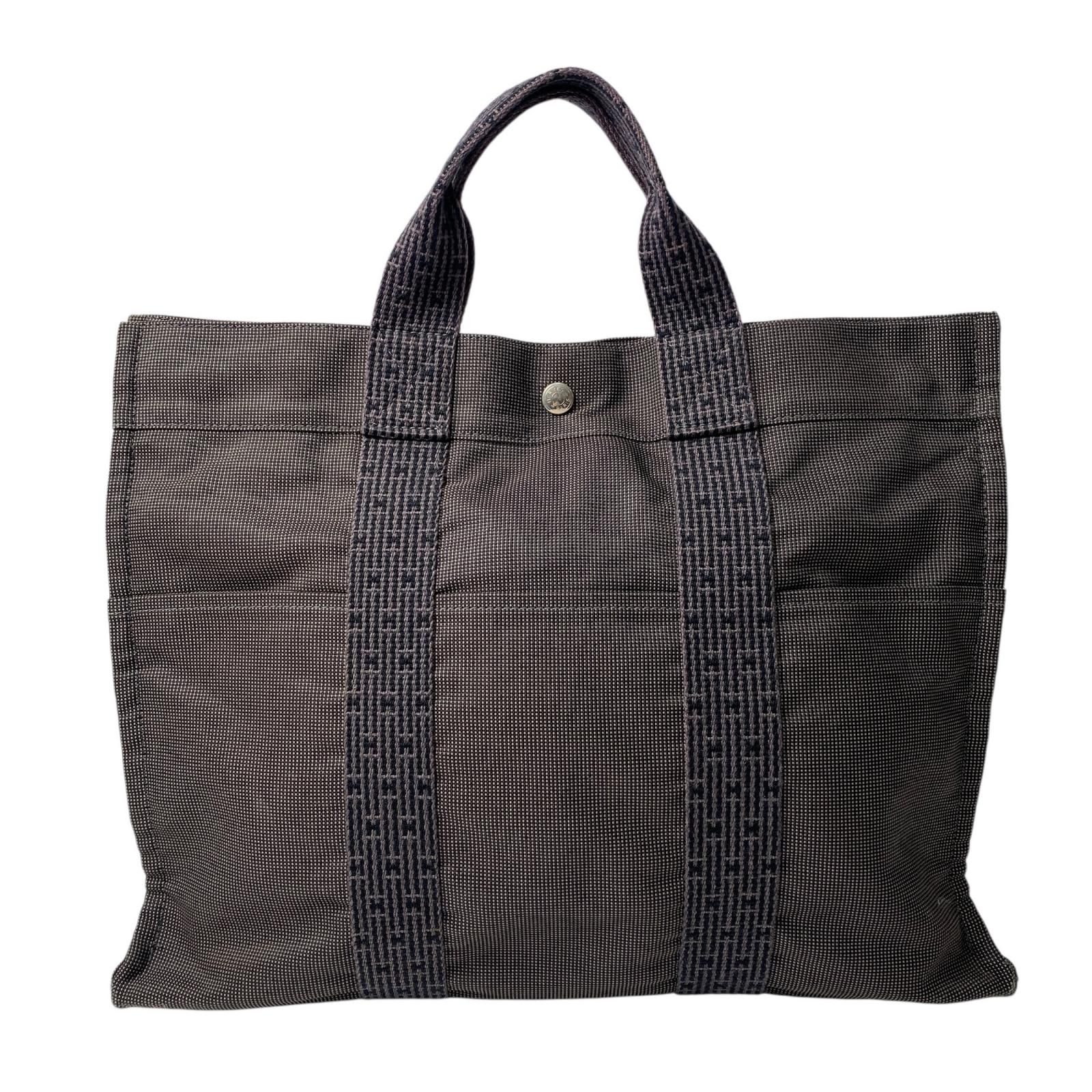 エルメス HERMES エールライン トートバッグ 鍵2本 カデナ 付き #102 
