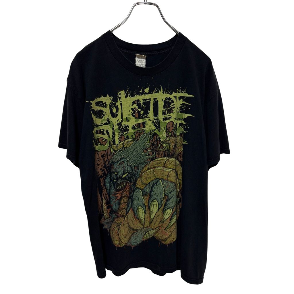 2010年代 スーサイドサイレンス Tシャツ Lサイズ ALSTYLE】 Suicide Silence Deathcore Band Tee スーサイドサイレンス
