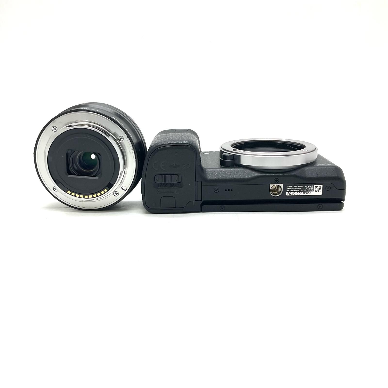 全額返金保証】【最速発送】Sony デジタル一眼 NEX-6 16-50mm ズーム 