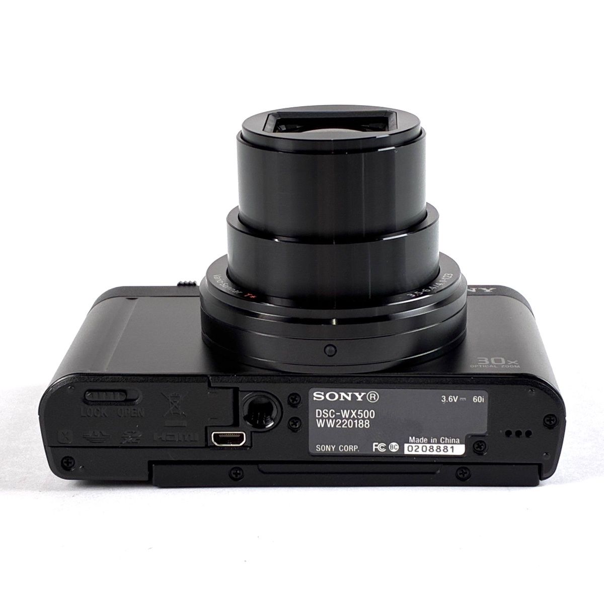 ソニー SONY DSC-WX500 ブラック コンパクトデジタルカメラ 【中古 