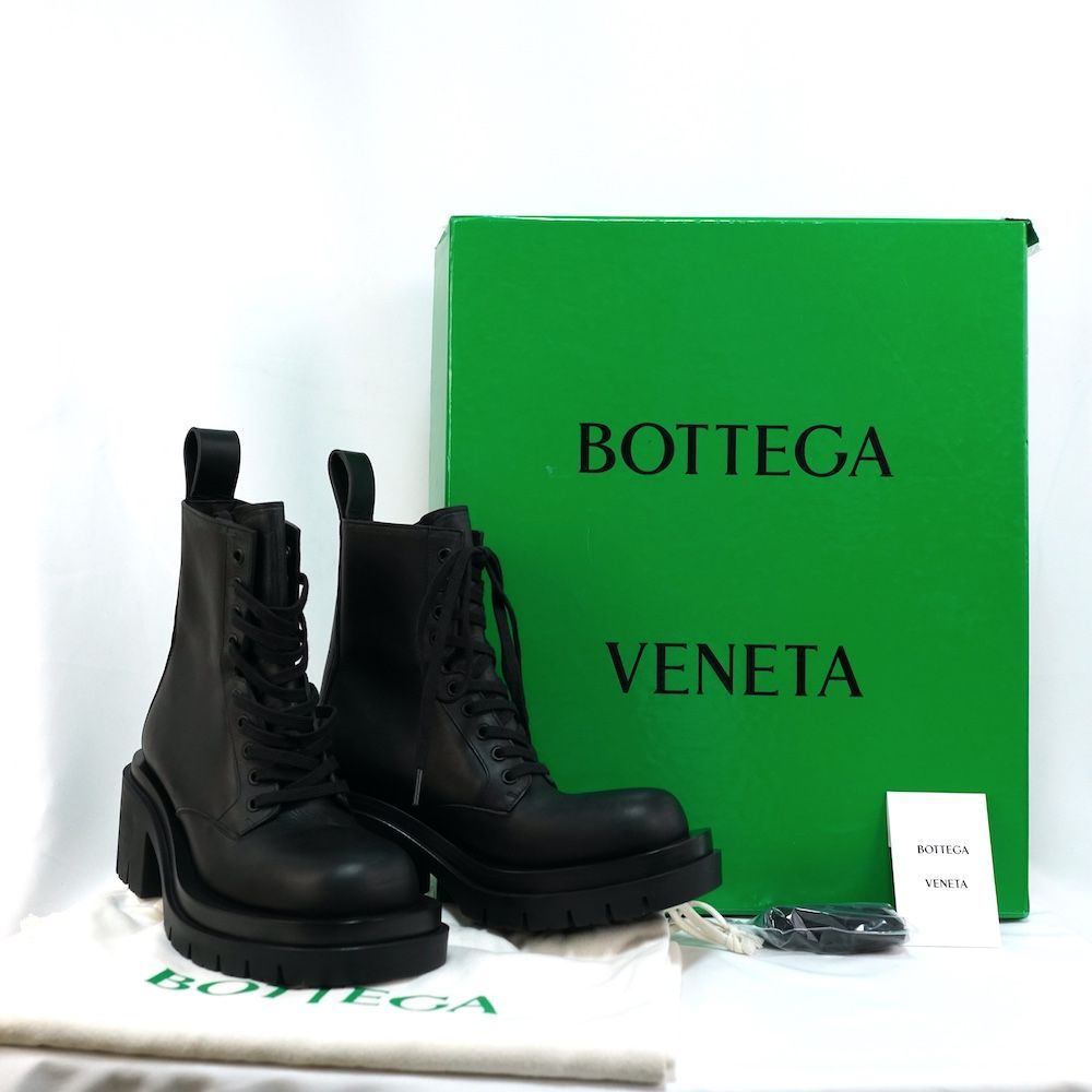 BOTTEGA Lug Boots ボッテガヴェネタ ラグ アンクル ブーツ レザー