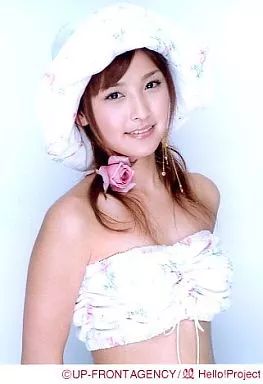 中古】生写真(ハロプロ) モーニング娘。/石川梨華/衣装白花柄・帽子