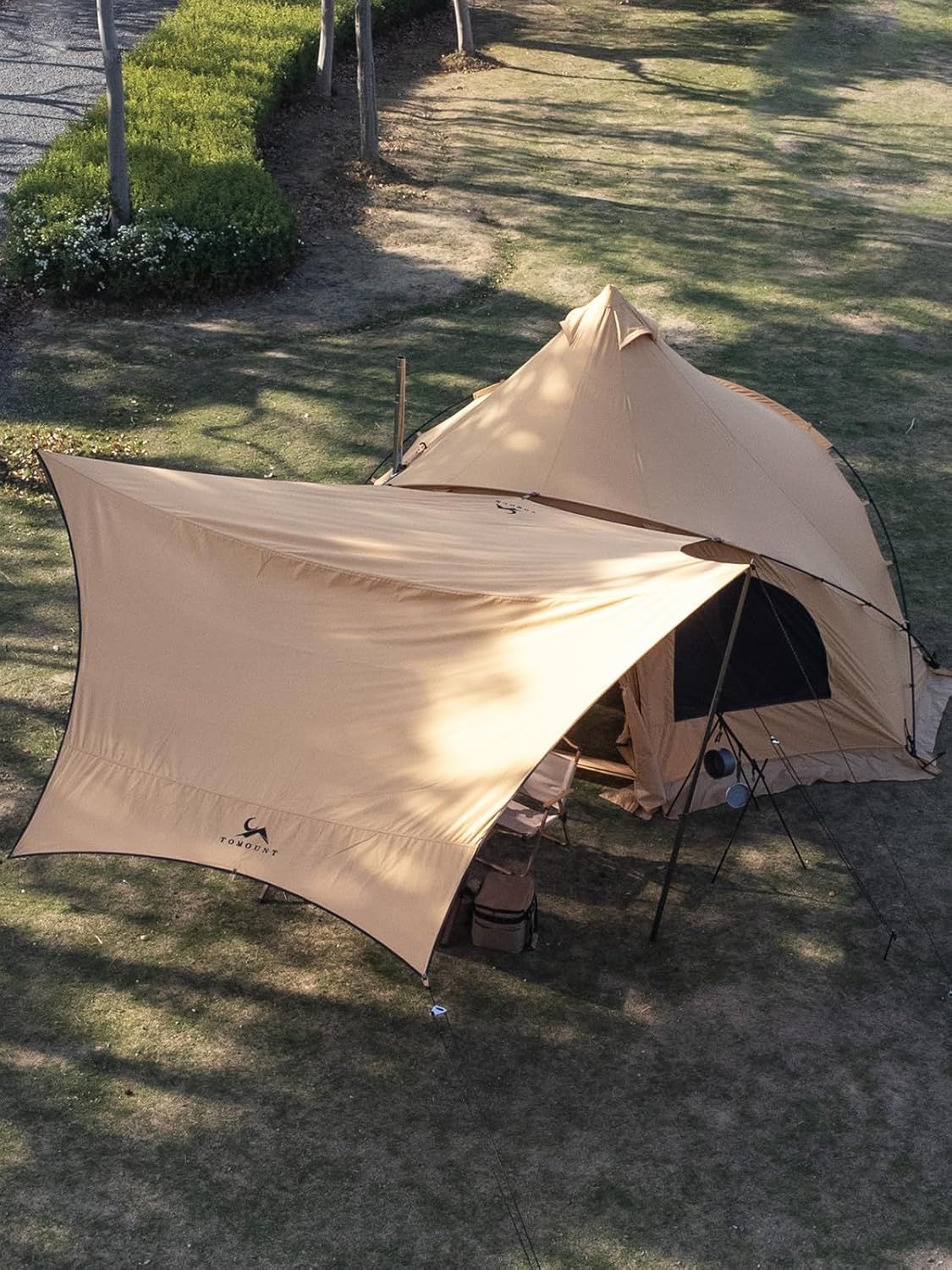 TOMOUNT ベルテント 4m TC ポリコットン 2-6人用 - メルカリ