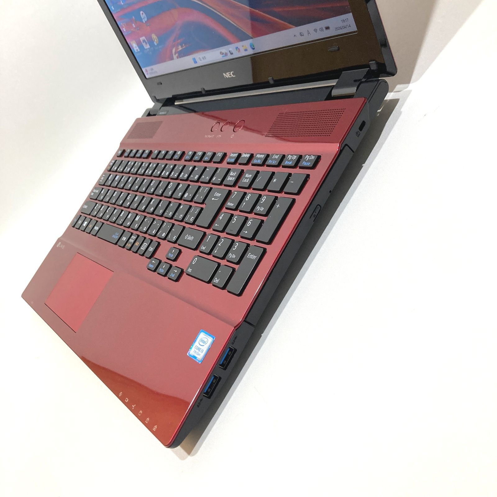 NEC 赤ノートPC✨カメラ・Office・Win11✨T591-2 - メルカリ