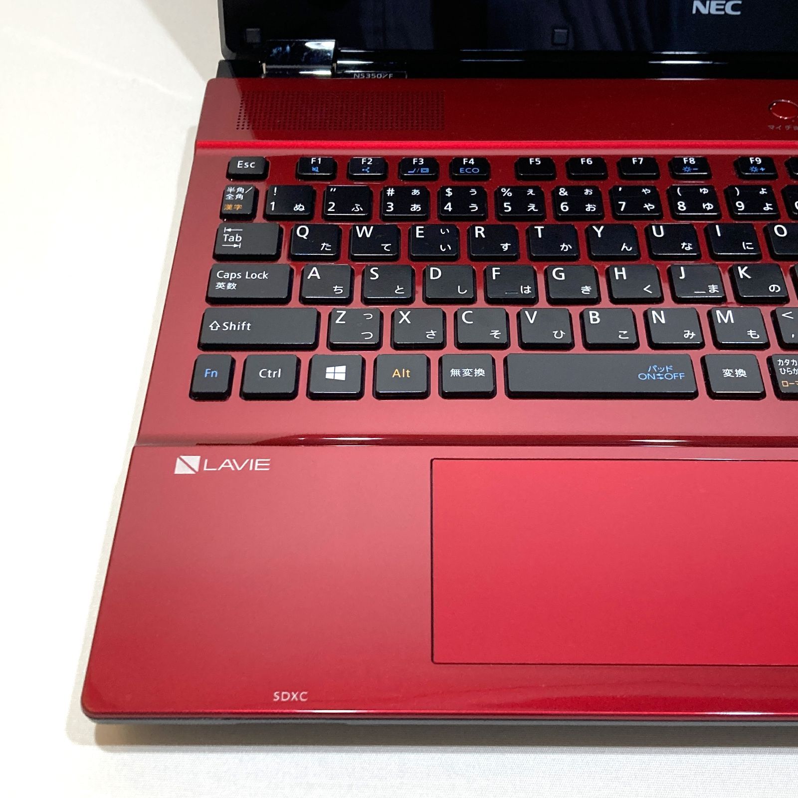 NEC 赤ノートPC✨カメラ・Office・Win11✨T591-2 - メルカリ