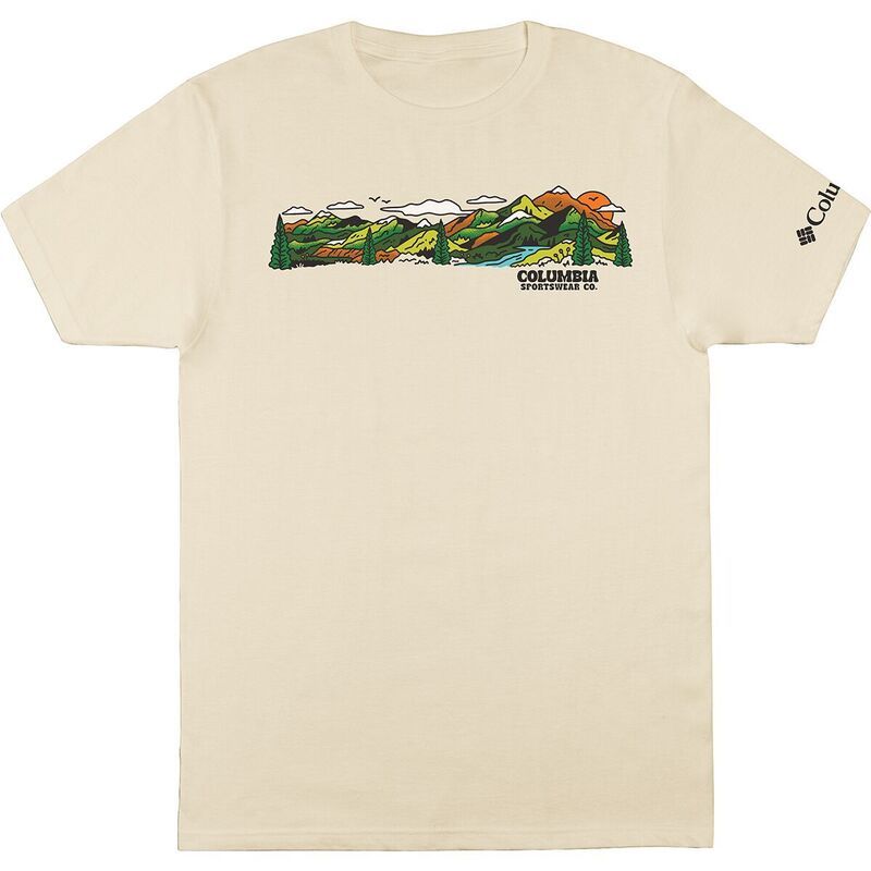 コロンビア メンズ トップス Tシャツ 半袖 Columbia Gratitude ShortSleeve TShirt Mens Chalk チョーク