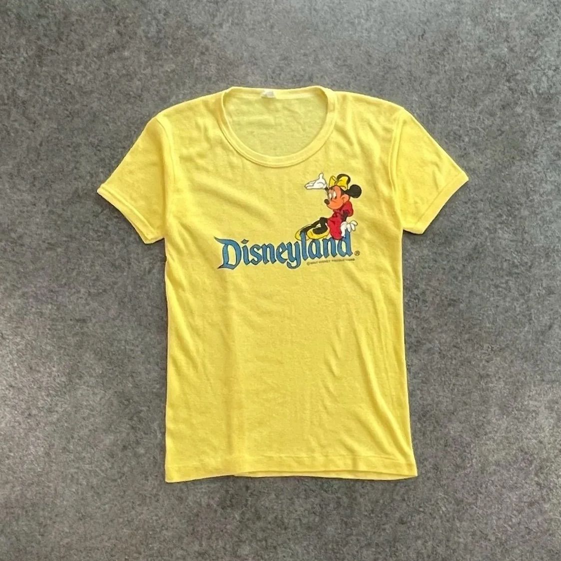 USA製 70s 80s Vintage SPORTIGUE Disneyland Minnie Mouse