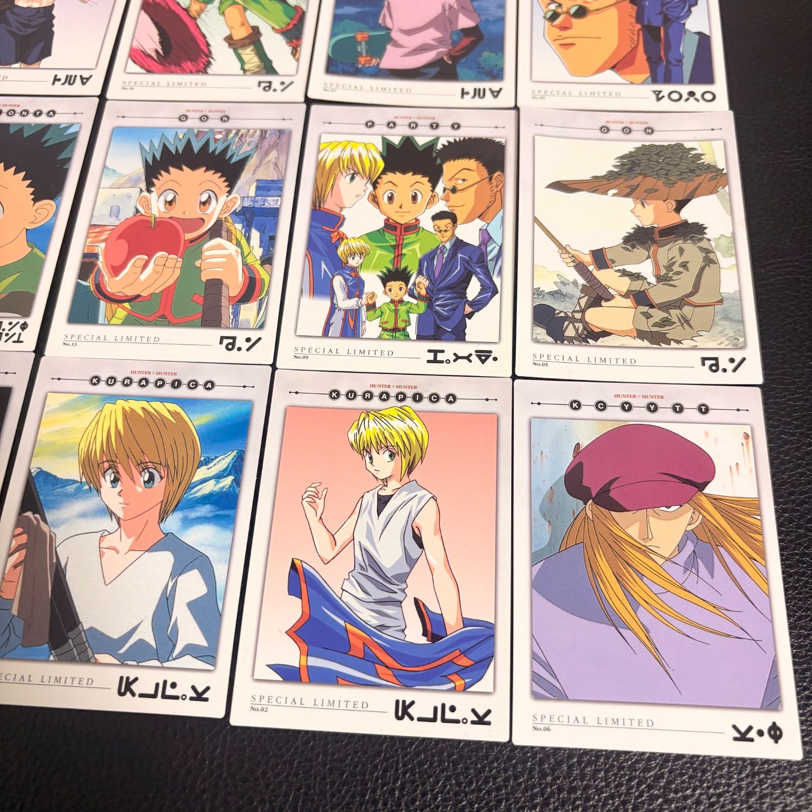 旧ハンターハンター カードダスマスターズ ゴン キルア クラピカ