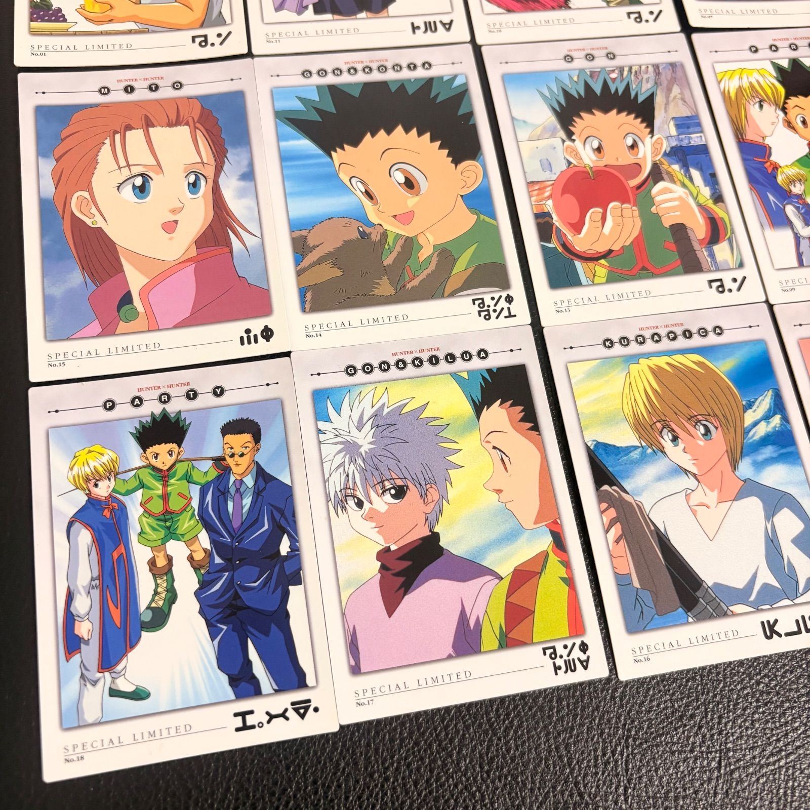 旧ハンターハンター カードダスマスターズ ゴン キルア クラピカ