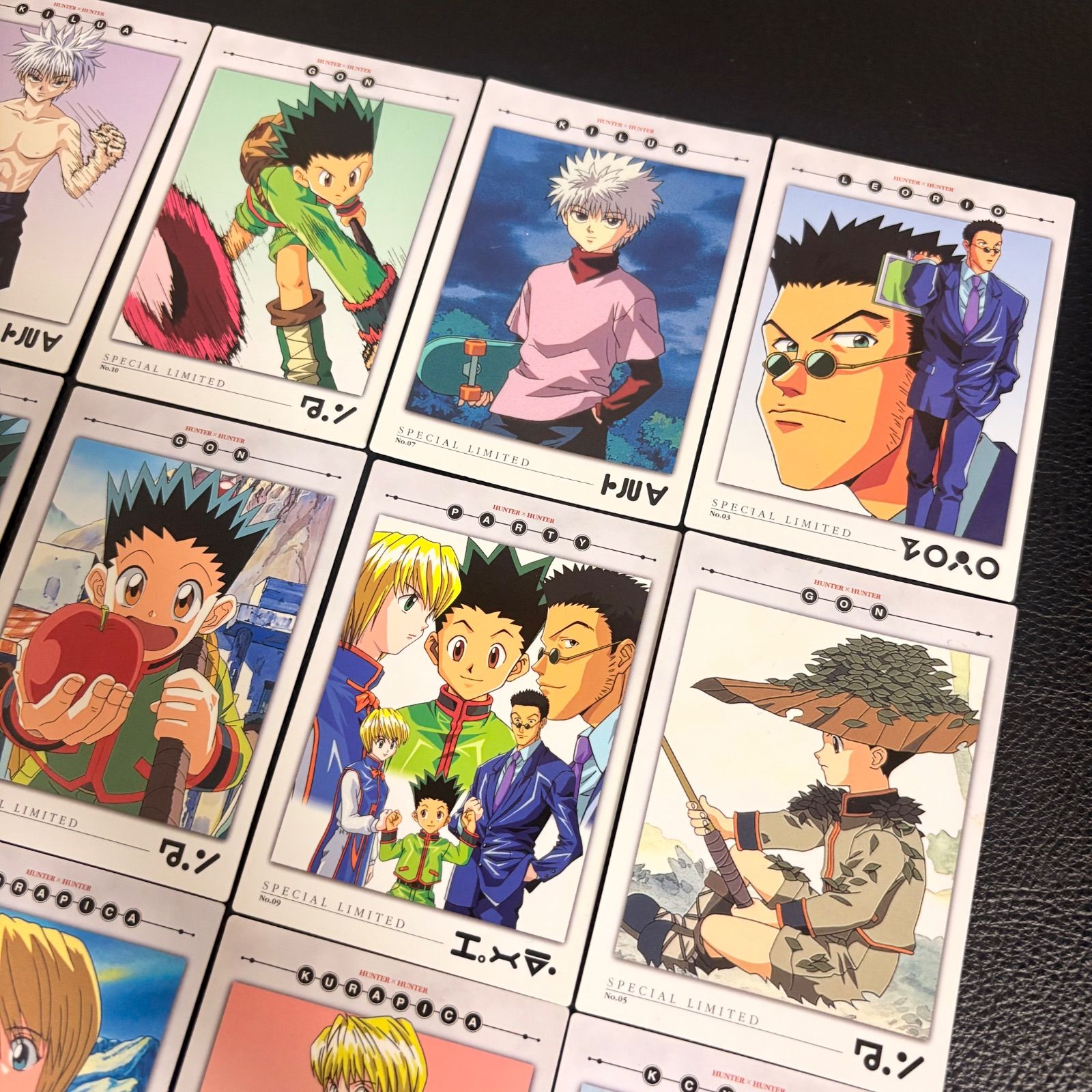 旧ハンターハンター カードダスマスターズ ゴン キルア クラピカ