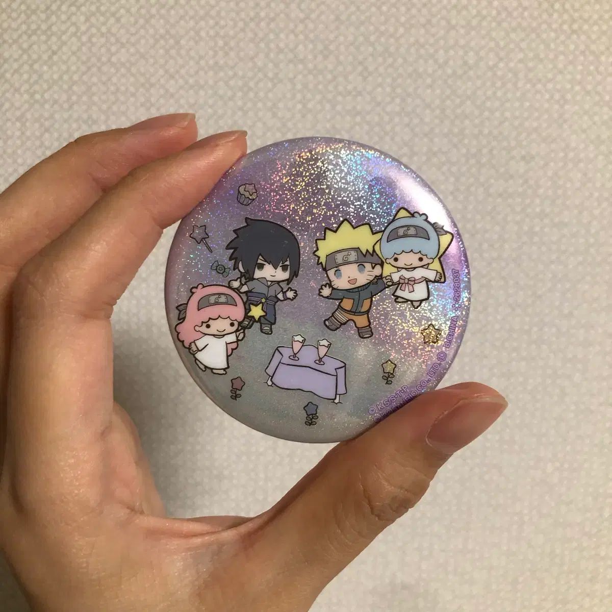 NARUTO 缶バッジ ホログラム 奈良シカマル サンリオ NARUTO 缶バッジ ホログラム 奈良シカマル サンリオ ゲーム・おもちゃ