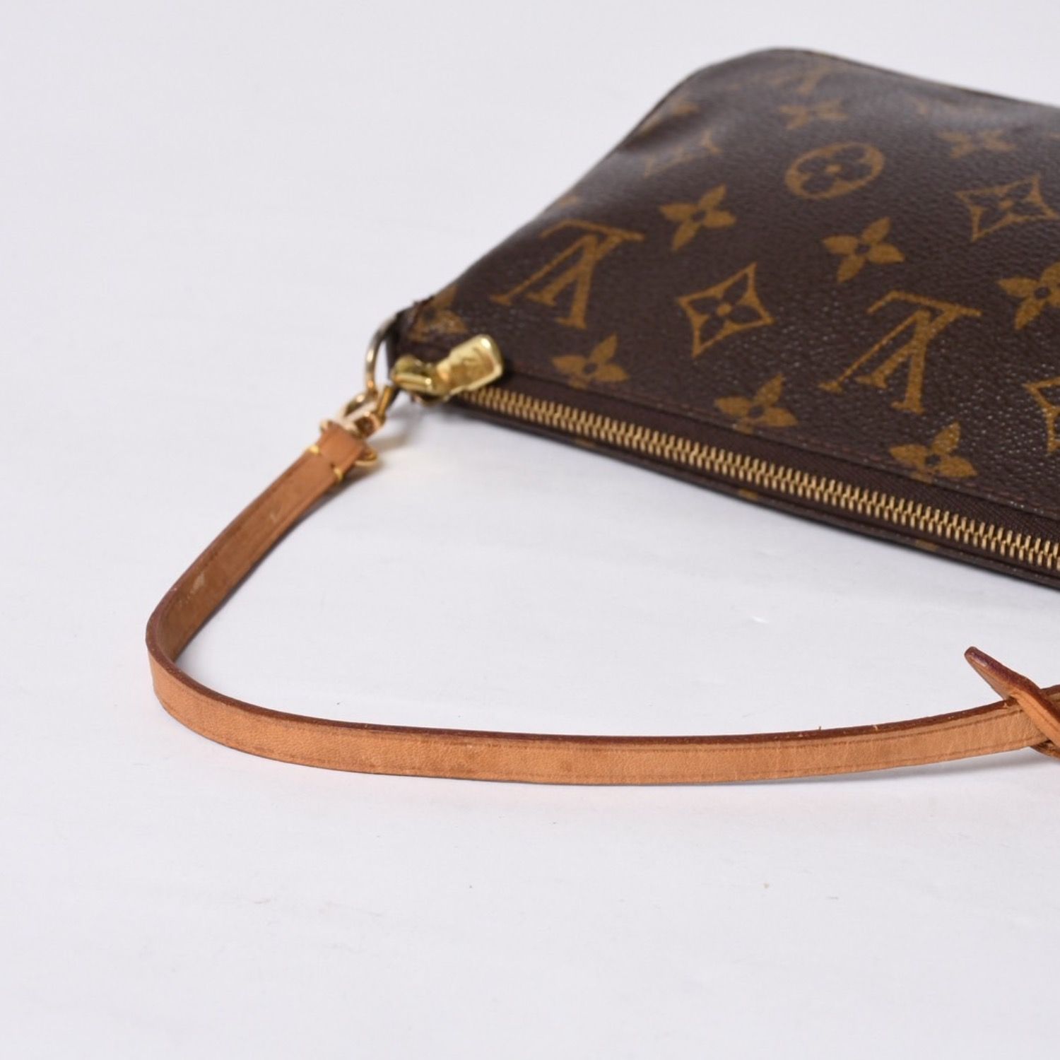 LOUIS VUITTON】 ポーチ 美品/中古 ブラウン 極美品 LOUIS VUITTON 