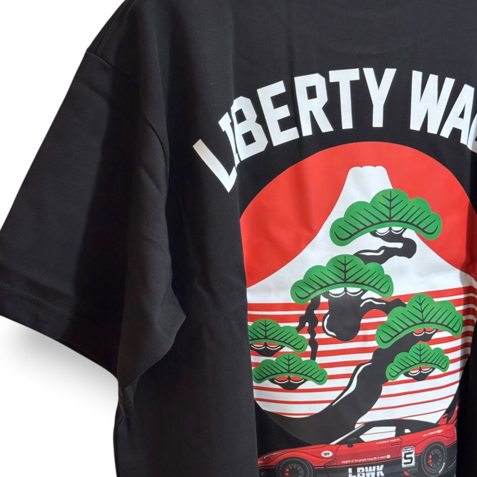 新品未使用 Liberty Walk リバティーウォーク Bonsai Hinomaru GTR Tee 