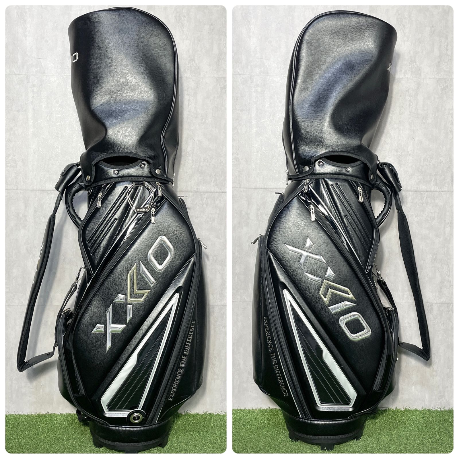 XXIO ゼクシオ キャディバッグ ゴルフバッグ ブラック DUNLOP