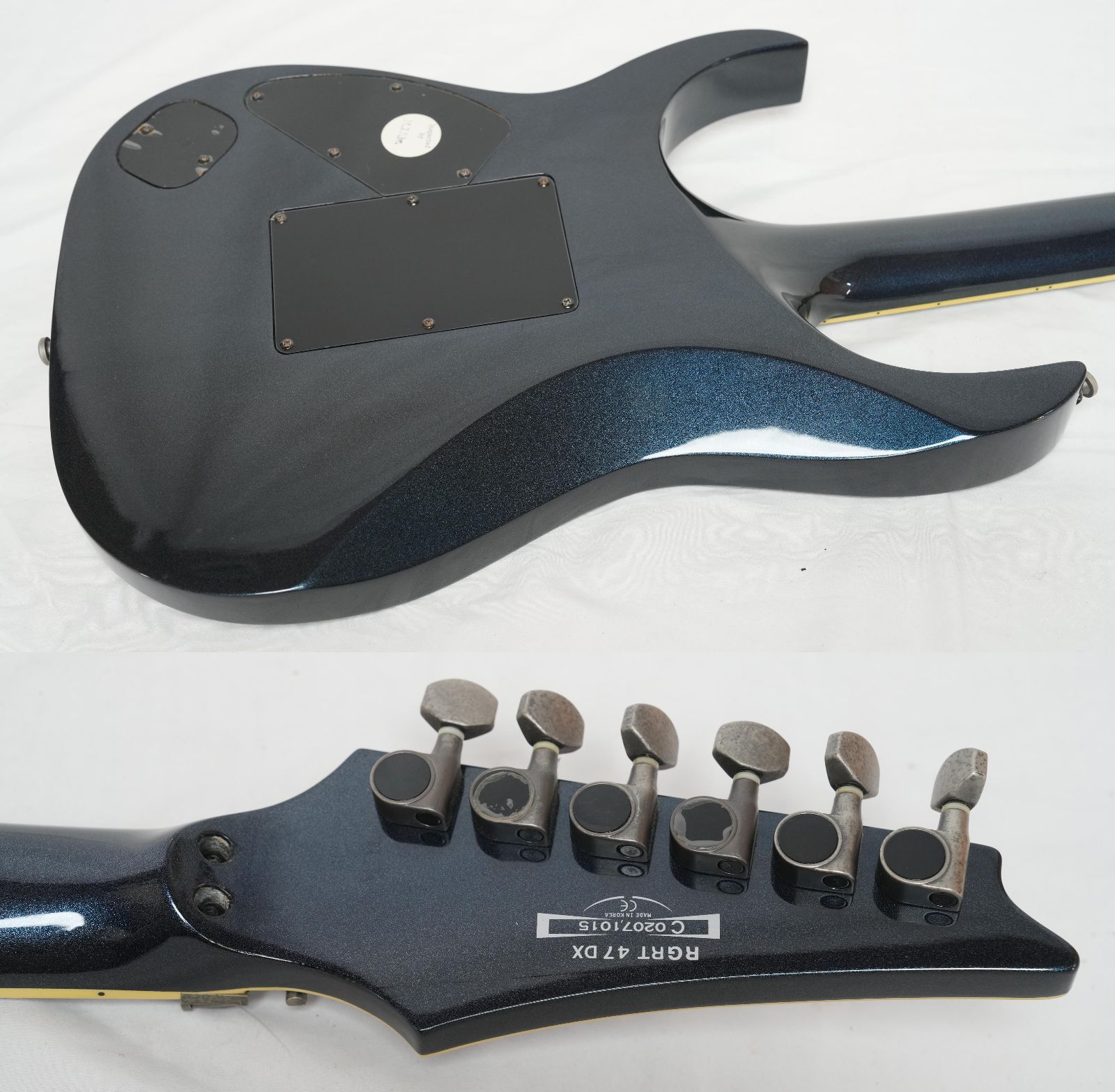 ☆IBANEZ☆RGRT 47 DX NAVY METALLIC スルーネック RG 2002年製