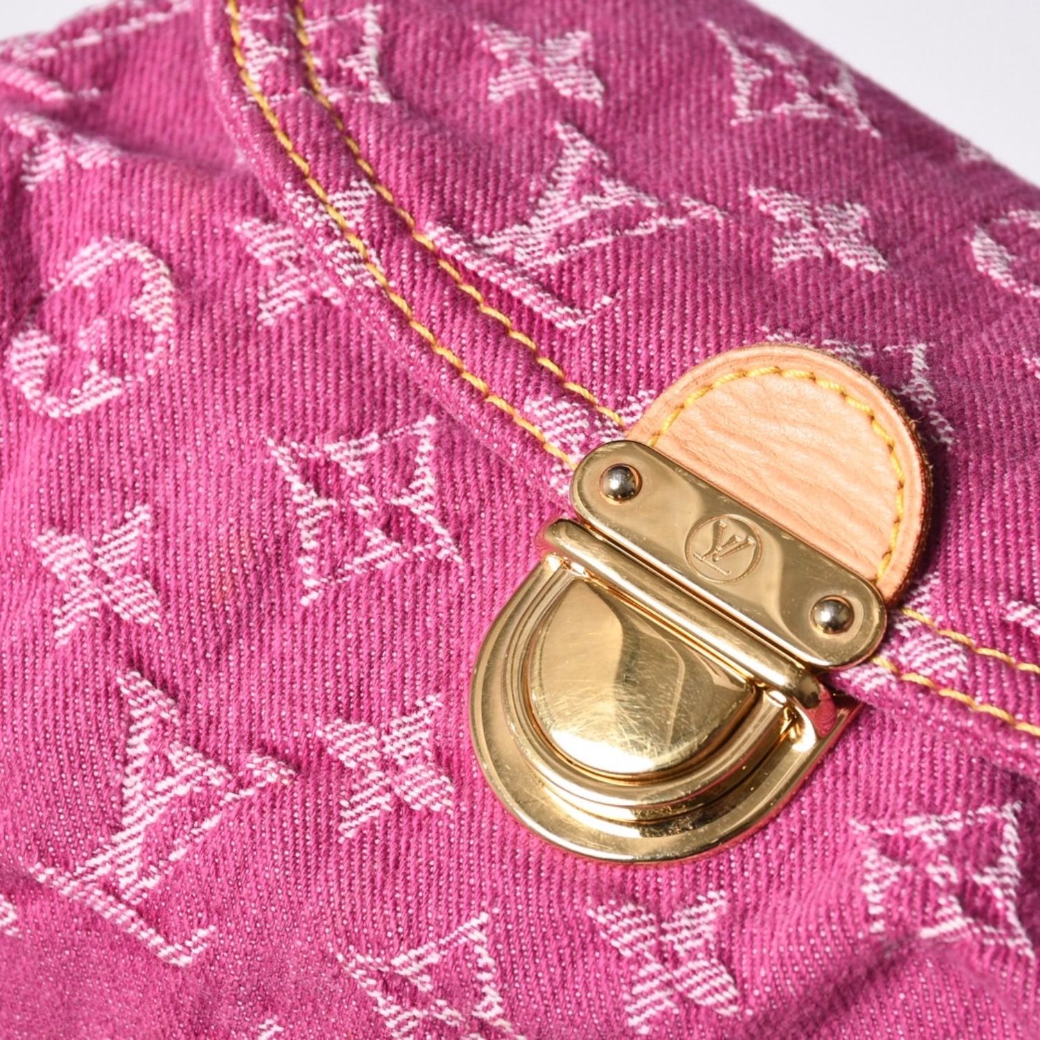 極美品 LOUIS VUITTON ルイヴィトン ミニプリーティ ワンショルダーバッグ M95216 モノグラム デニム ピンク 中古 4b014178 LOUIS VUITTON - 極美品 LOUIS VUITTON ルイヴィトン ミニプリーティ