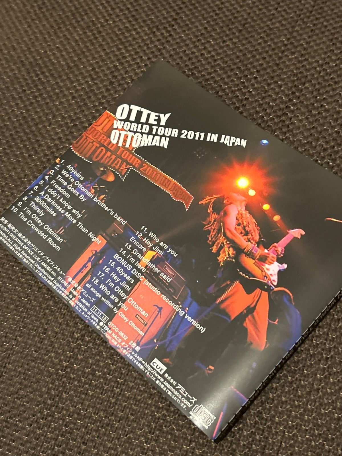 S6625) オッティ・オットマン WORLD TOUR 2011 IN JAPAN 音尾琢真 CD