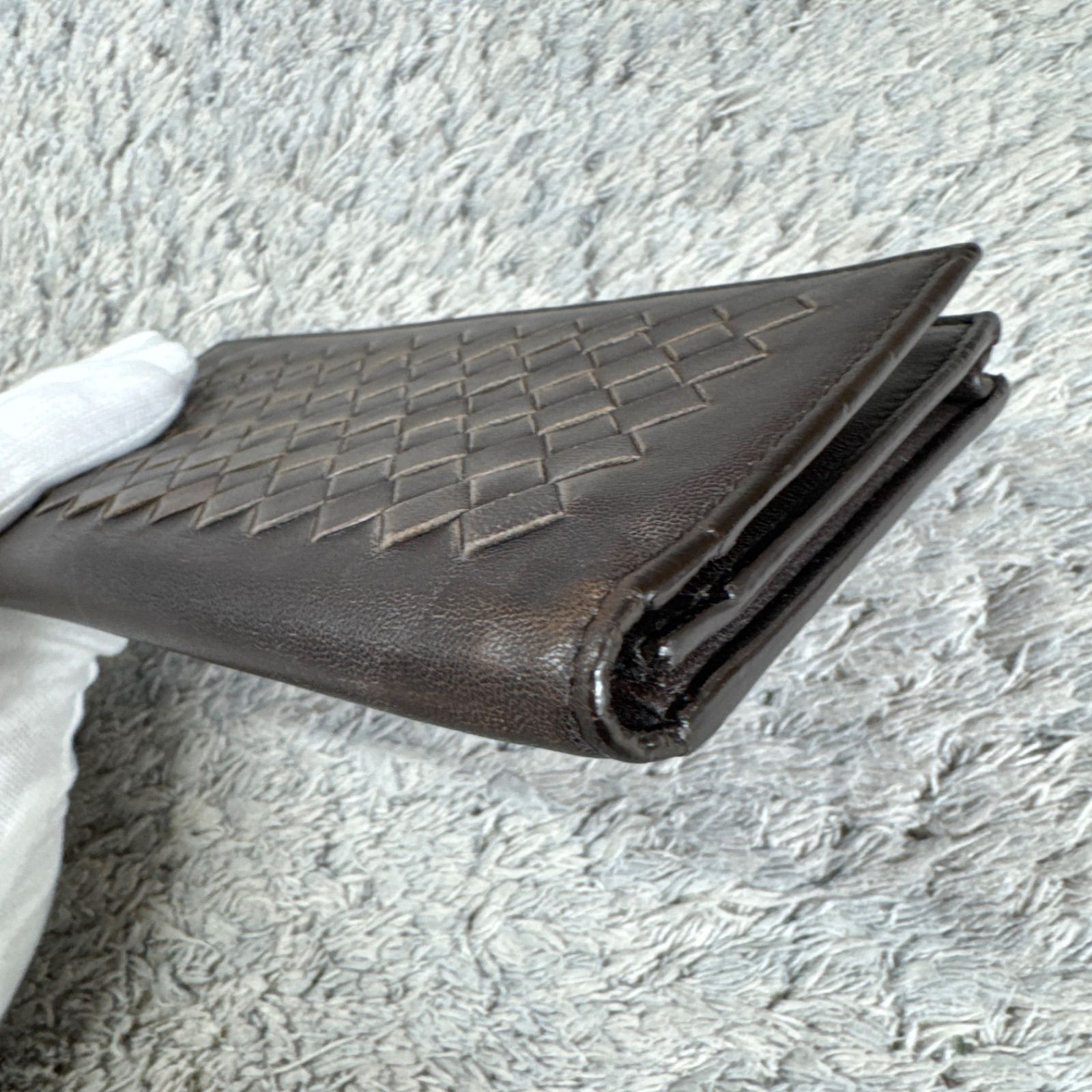BOTTEGA VENETA ボッテガヴェネタ イントレチャート 長財布 ダーク 