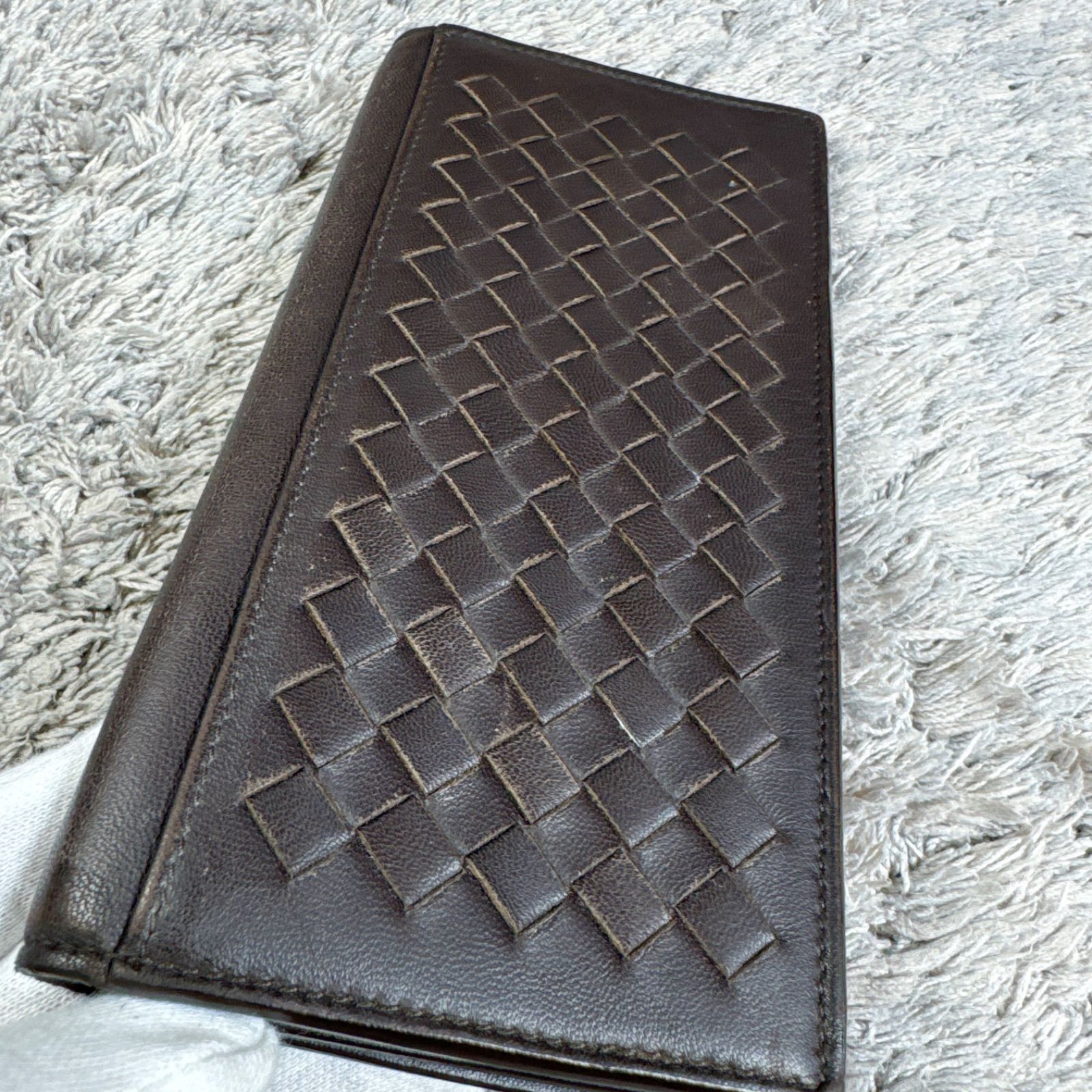 BOTTEGA VENETA ボッテガヴェネタ イントレチャート 長財布 ダーク 