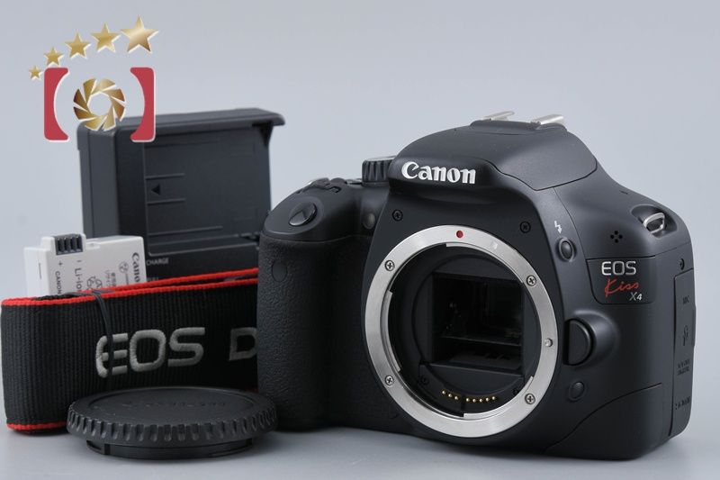 中古】Canon キヤノン EOS Kiss X4 デジタル一眼レフカメラ シャッター 