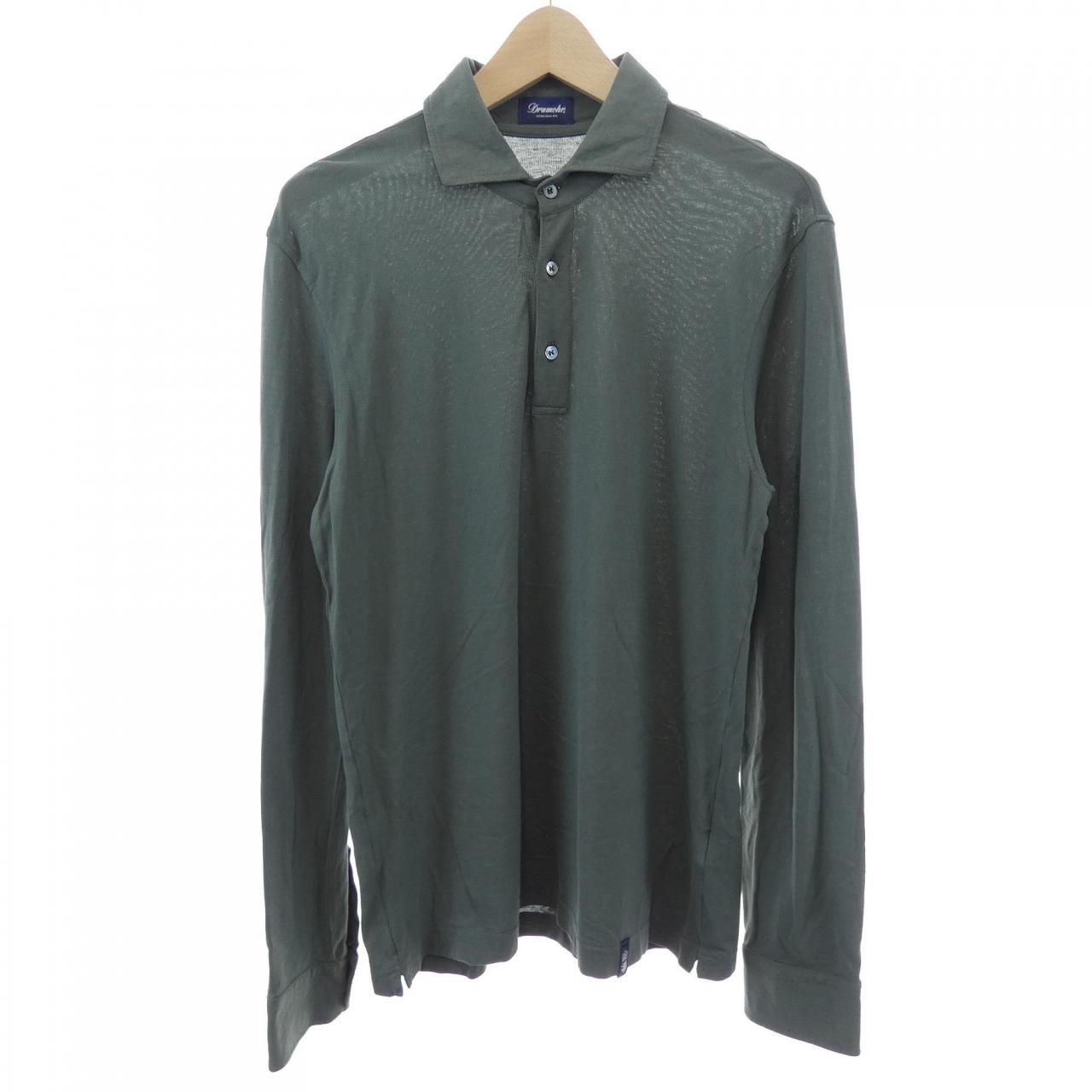 定価3.6万】ドルモア DRUMOHR シャツ L オリーブ 480 【公式通販】