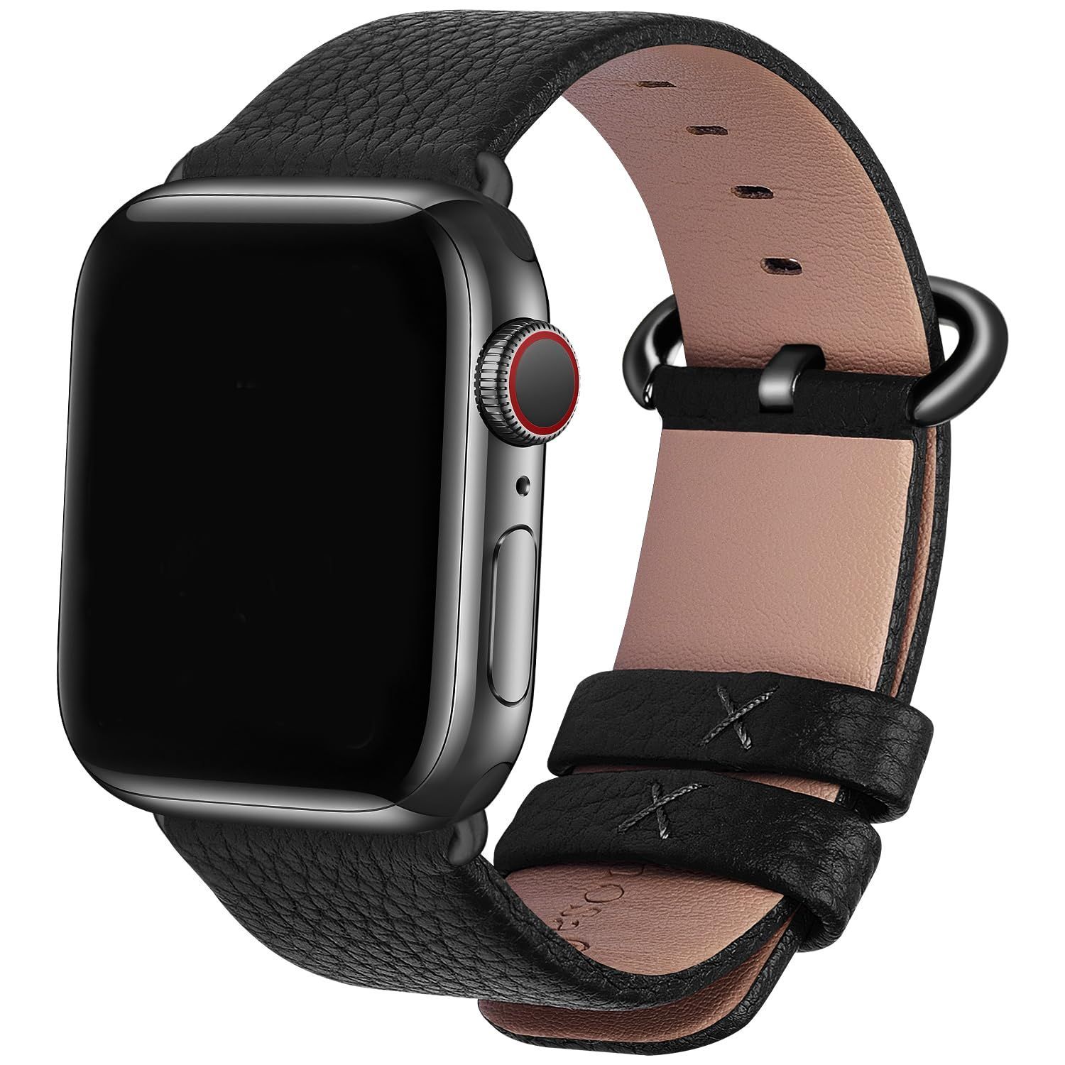 Compatible 交換バンド with バンド本革 iWatch Ultra3 アップル 