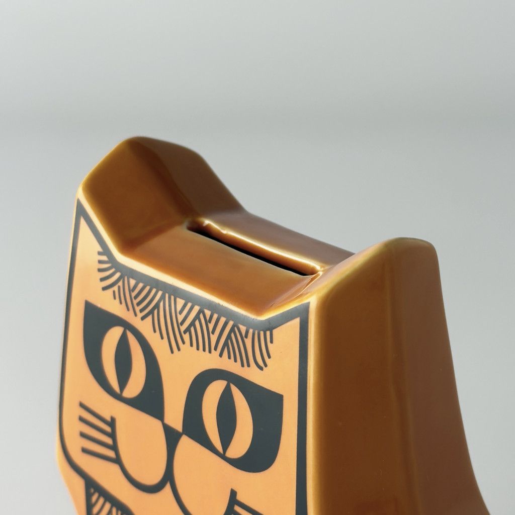 Hornsea Cat Moneybox Orange 貯金箱 イギリス 輸入 雑貨 ミッドセンチュリー 英国 ホーンジー レトロ おしゃれ 80868 Hornsea Cat Moneybox Orange 貯金箱 イギリス 輸入 雑貨 ミッド