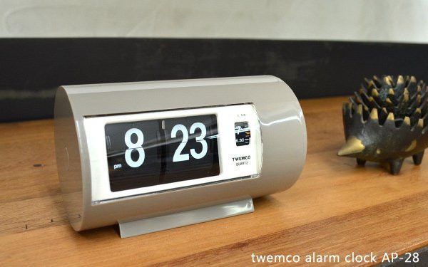 Twemco Alarm Clock #AP-28 “Gray” グレー 置き時計 クロック 