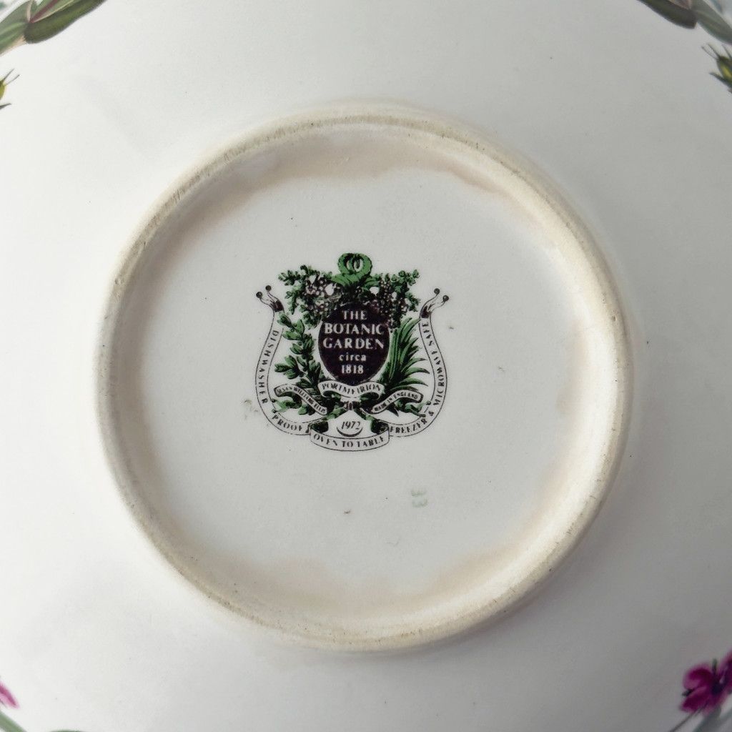 イギリス Portmeirion ボタニックガーデン POMONA プレート 皿 ヴィンテージ 食器 陶器 ポートメリオン ポモナ 英国 ビンテージ 89000 イギリス Portmeirion ボタニックガーデン ボウル ヴィンテージ 食器