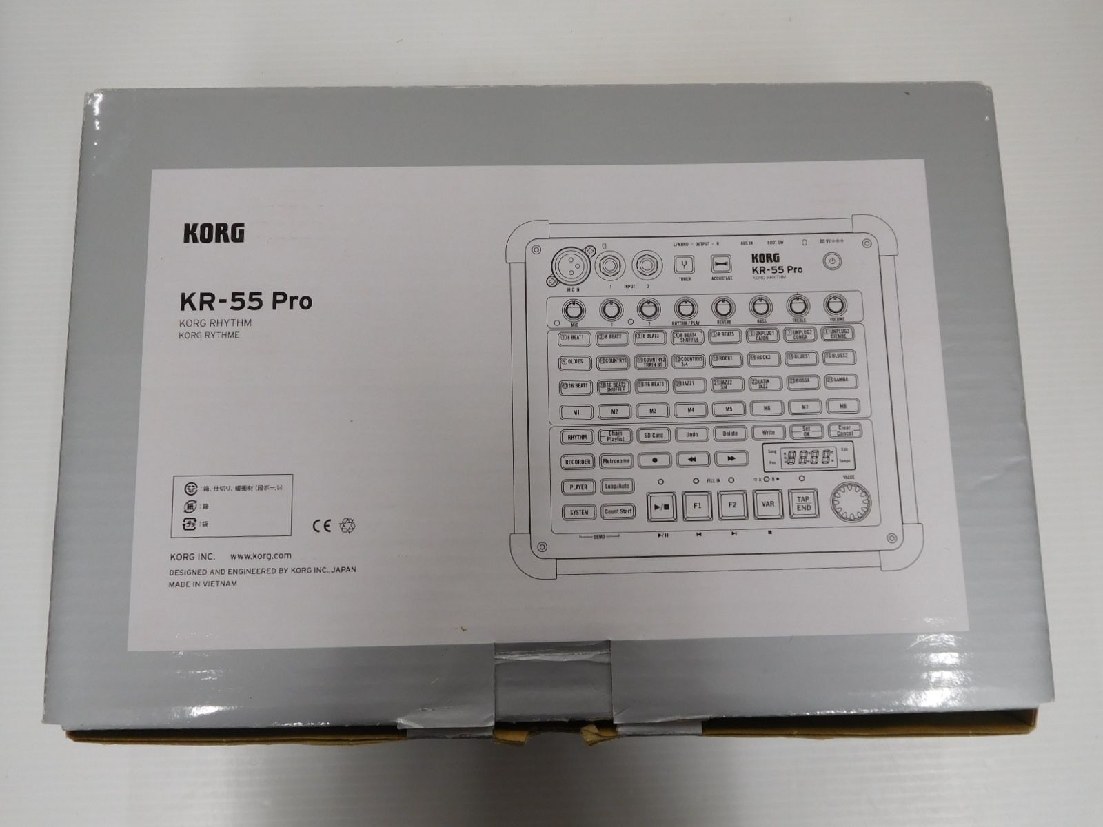 KORG コルグ ミキサー・レコーダー機能搭載 リズムマシン KR-55 Pro ※通電チェックのみ KR-55 Pro - KORG RHYTHM | KORG (Japan)