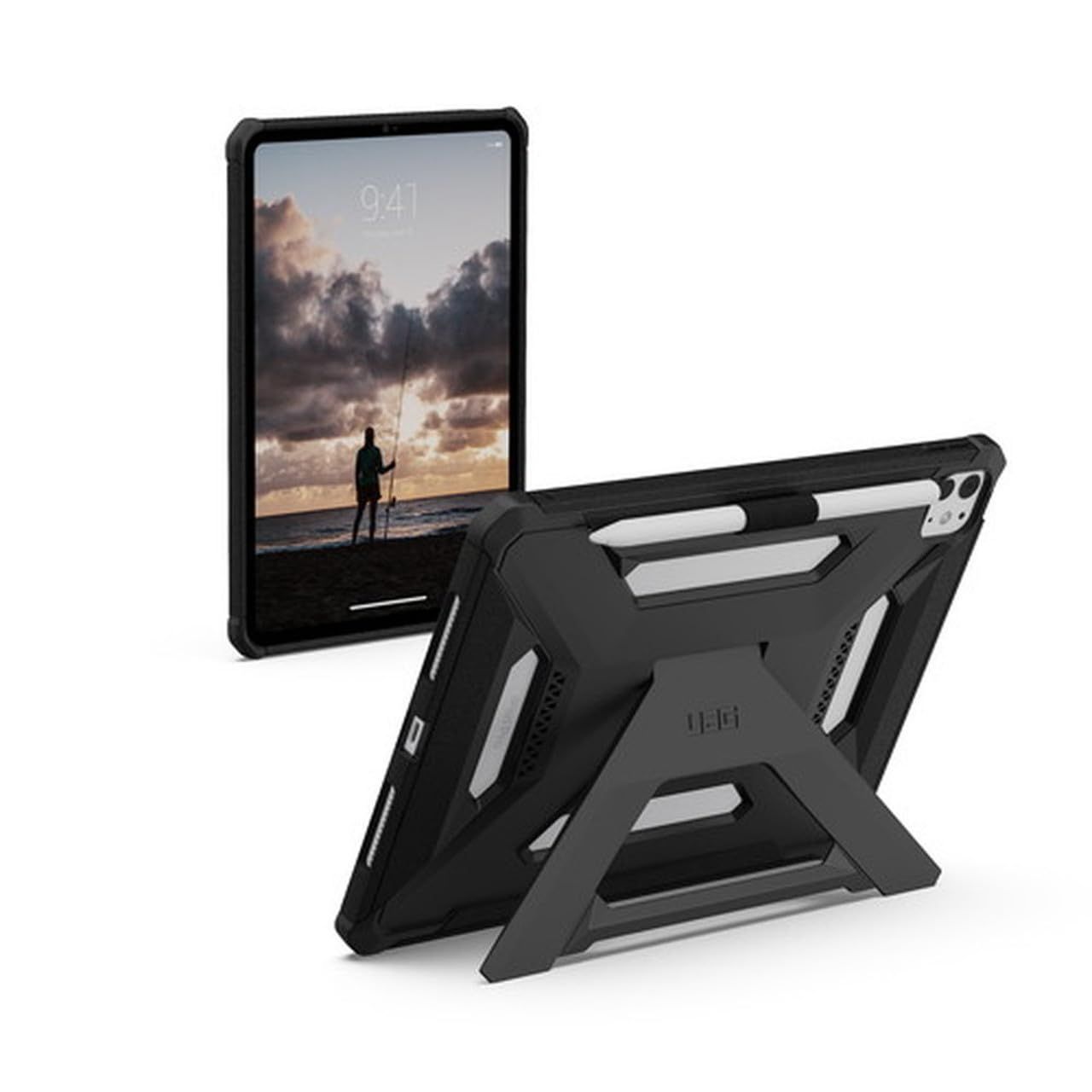 新品 URBAN ARMOR GEAR UAG製 iPad Pro 11インチ(M5/2025)(M42024)用 SCOUT+ケース(ブラック) UAG-IPDP11M5-SCP-BK