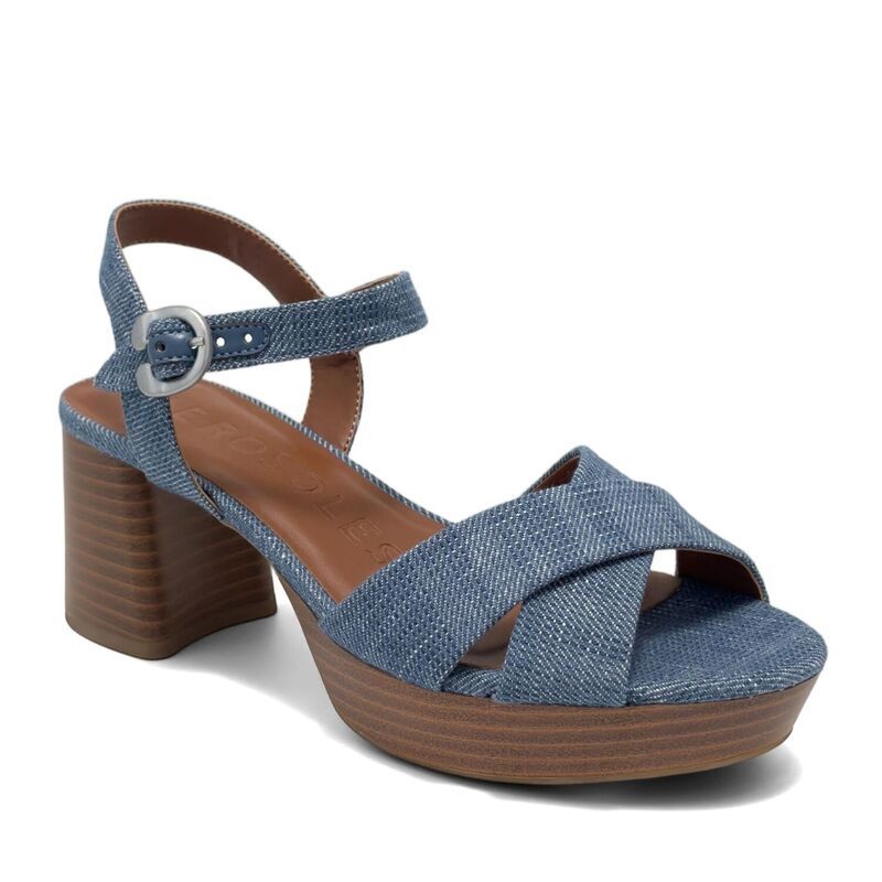 エアロソールズ レディース シューズ パンプス プラットフォーム サンダル Aerosoles Charlye Womens Platform Slingback Sandals Blue ブルー